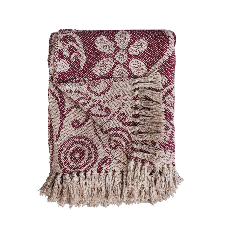 Paisley discount wool throw